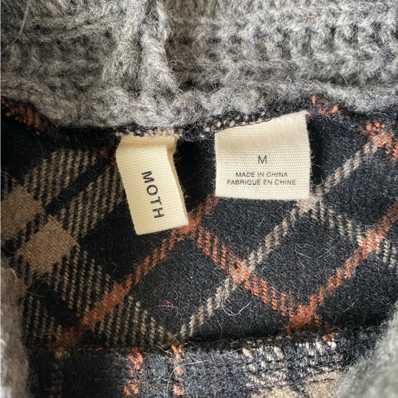 Anthropologie Checkered Sweater - Picture 3 of 3